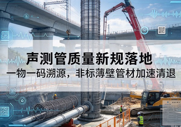 石嘴山声测管质量新规落地，一物一码溯源，非标薄壁管材加速清退